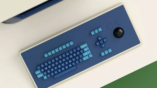 复刻《人生切割术》键盘：73键布局+轨迹球开元棋牌Atomic Keyboards(图2)